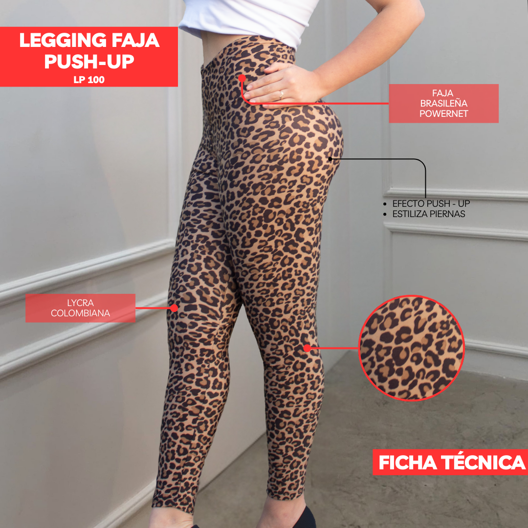 LEGGINS CON FAJA REDUCTOR LP100 (STOCK FABRICA)