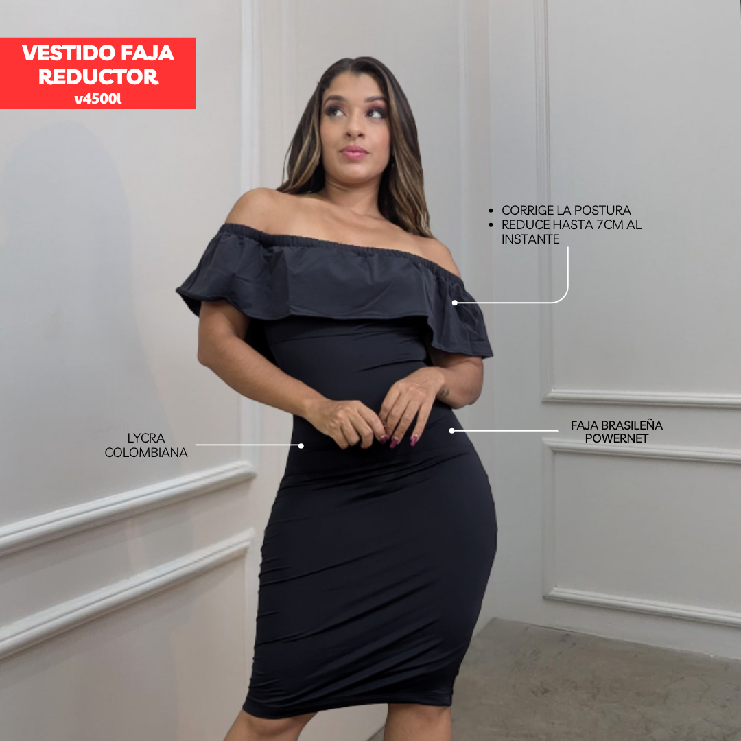 VESTIDO FAJA REDUCTOR V4500L (ENTREGA INMEDIATA)