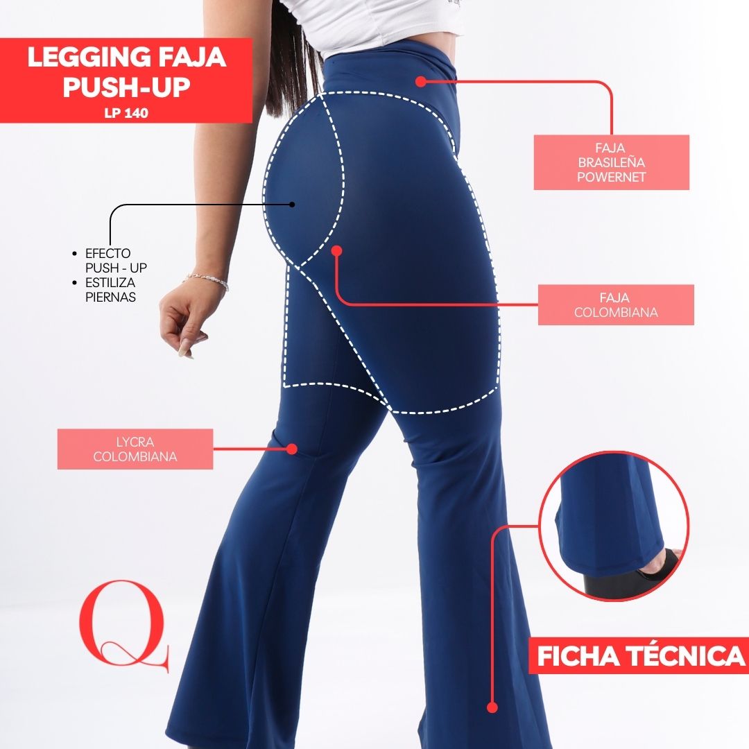 LEGGINS CON FAJA REDUCTOR LP140