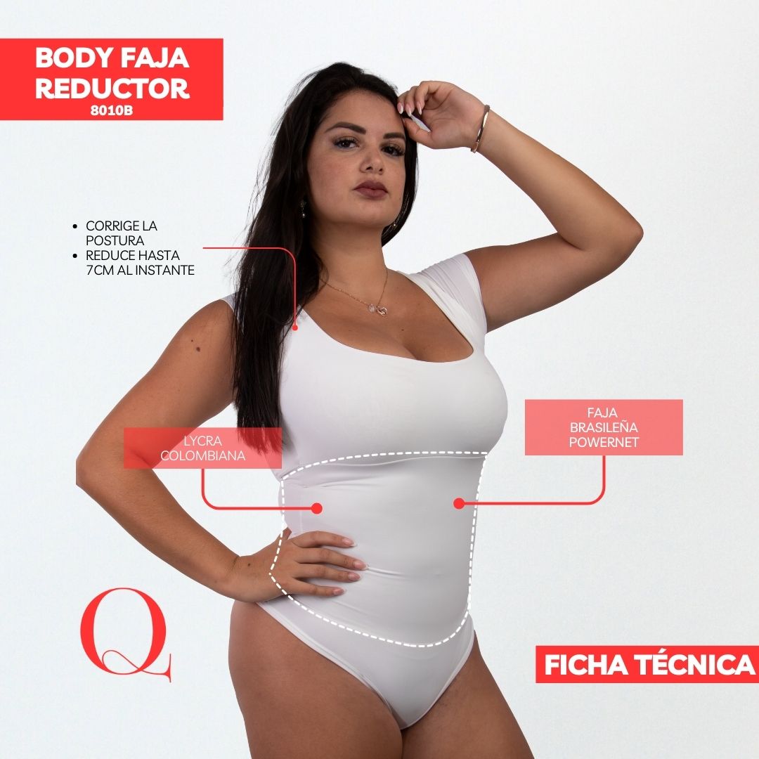 BODY FAJA REDUCTOR 8010B OFF WHITTE (STOCK FABRICA)