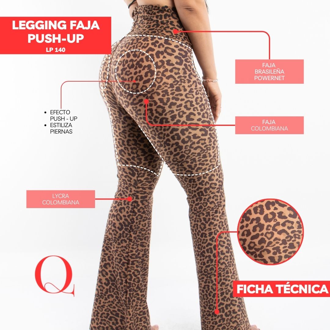 LEGGINS CON FAJA REDUCTOR LP140