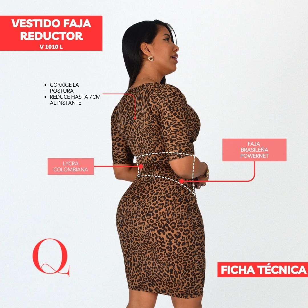 VESTIDO FAJA REDUCTOR V1010L