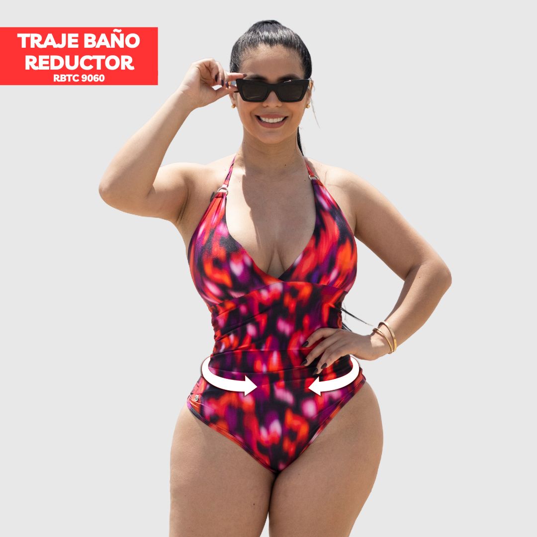 TRAJE DE BAÑO CON FAJA REDUCTOR RBTC9060 SUNRED