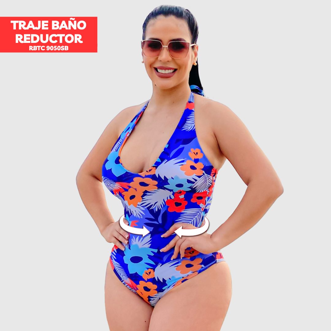 TRAJE DE BAÑO CON FAJA RBTC9050SB FLORIS
