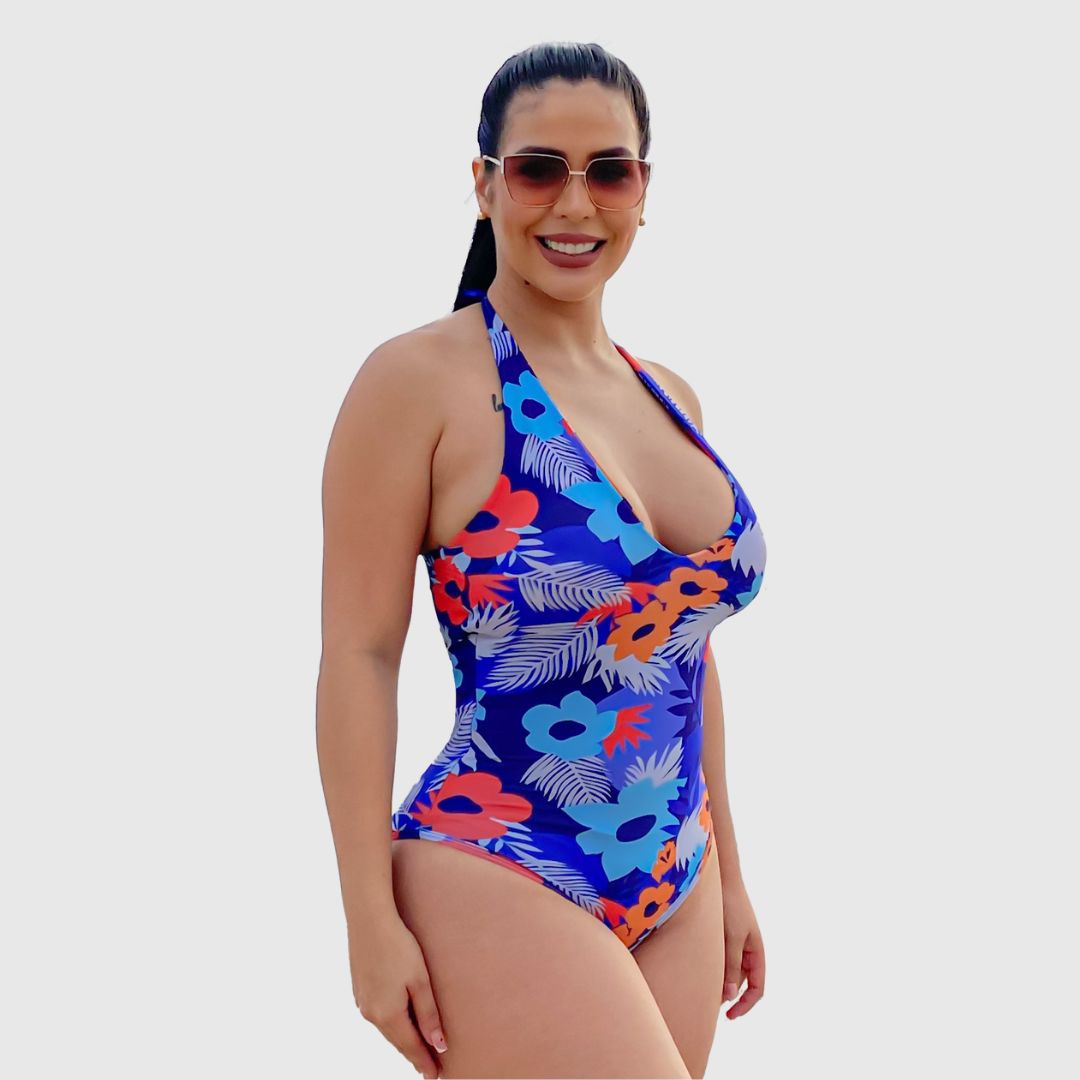TRAJE DE BAÑO CON FAJA RBTC9050SB FLORIS