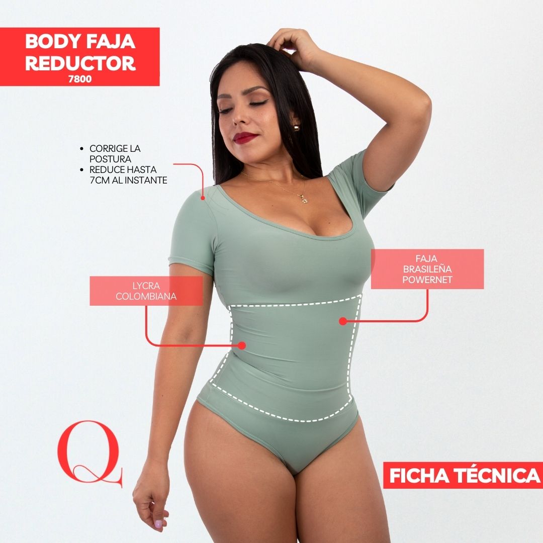 BODY FAJA REDUCTOR 7800 ALGODÓN MENTA