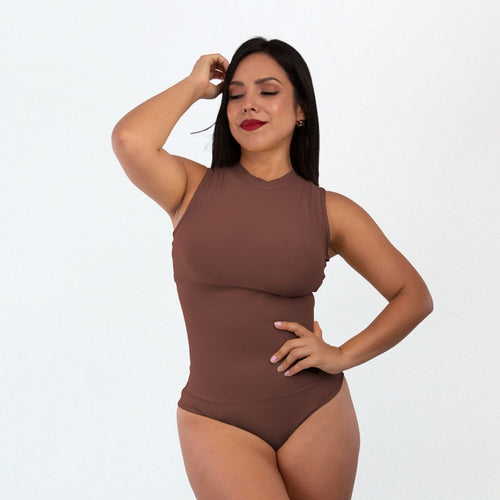 BODY FAJA REDUCTOR 9380 ALGODÓN CAFÈ