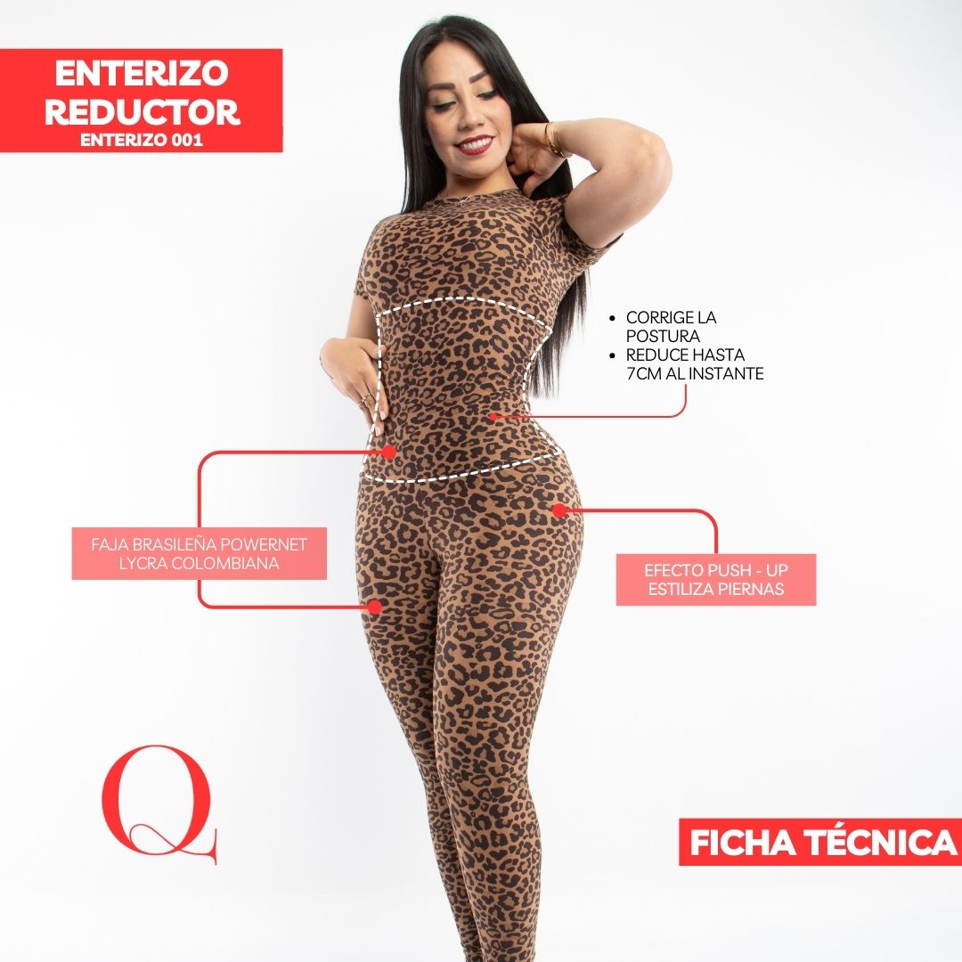 ENTERIZO CON FAJA REDUCTORA EF001