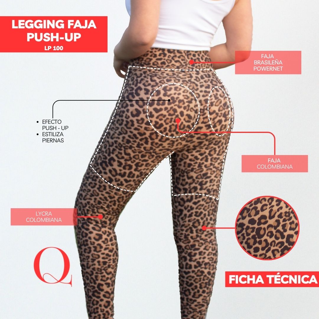 LEGGINS CON FAJA REDUCTOR LP100