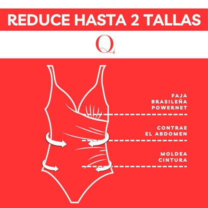 TRAJE DE BAÑO CON FAJA RBTC3500 TROPICROSA
