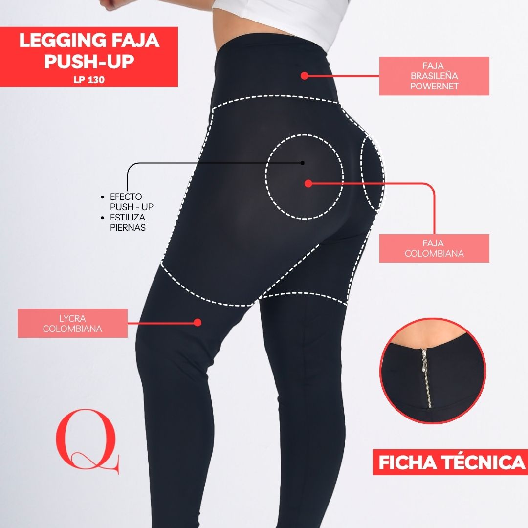 LEGGINS CON FAJA REDUCTOR LP130