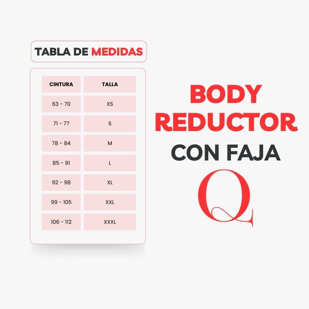 BODY FAJA REDUCTOR - MANGA LARGA 8300 (ENTREGA INMEDIATA)