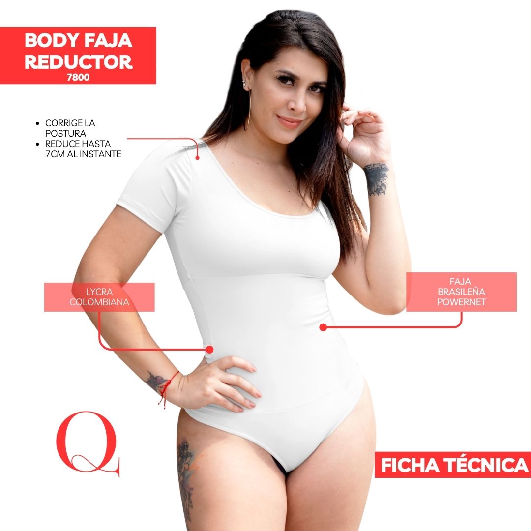 BODY FAJA REDUCTOR 7800 ALGODÓN OFFWHITTE