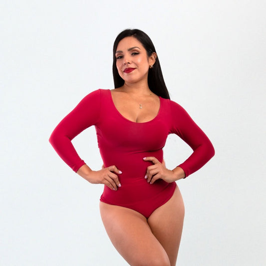 BODY FAJA REDUCTOR 9012 ALGODÓN TINTO