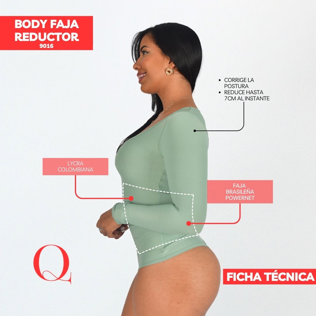 BODY FAJA REDUCTOR 9016 ALGOGÓN MENTA (ENTREGA INMEDIATA)