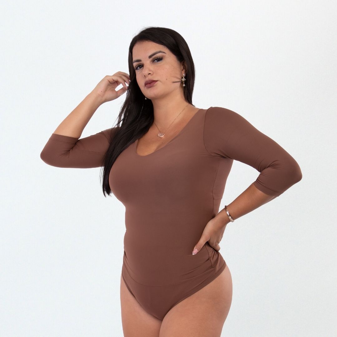 BODY FAJA REDUCTOR 9012 ALGODÓN CAFÈ