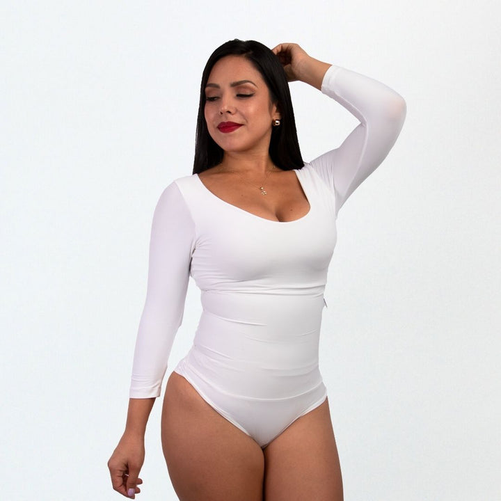 BODY FAJA REDUCTOR 9012 OFF WHITE (ENTREGA INMEDIATA)