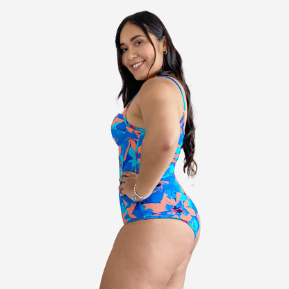 TRAJE DE BAÑO CON FAJA RBTC2002 GRAFIC