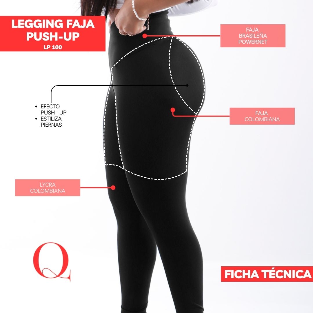 LEGGINS CON FAJA REDUCTOR LP100