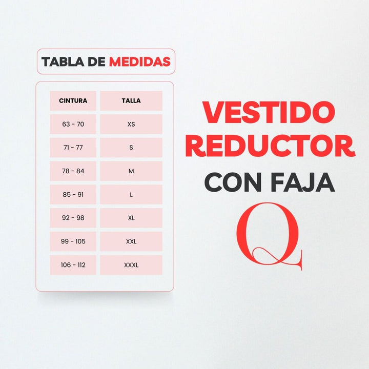 VESTIDO FAJA REDUCTOR V4500L (ENTREGA INMEDIATA)