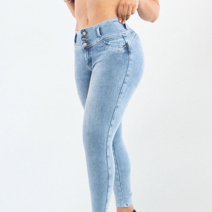 JEANS CON FAJA LEVANTA GLÚTEOS 310F (ENTREGA INMEDIATA)