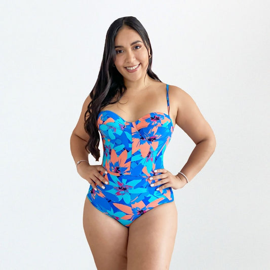 TRAJE DE BAÑO CON FAJA RBTC2002 GRAFIC