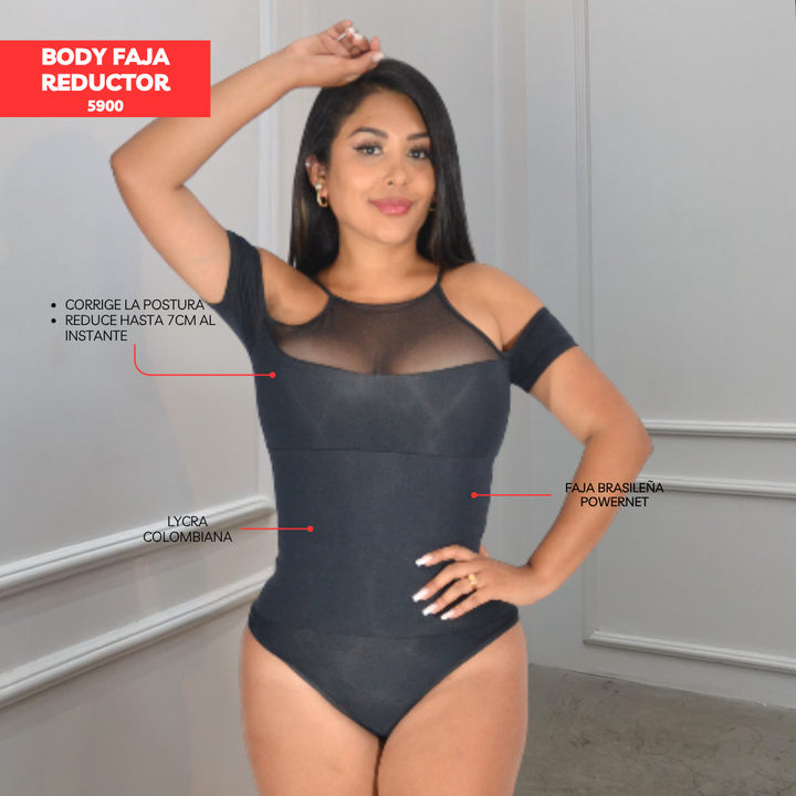 BODY FAJA REDUCTOR - MANGA CERO BASIC 5900 (ENTREGA INMEDIATA)