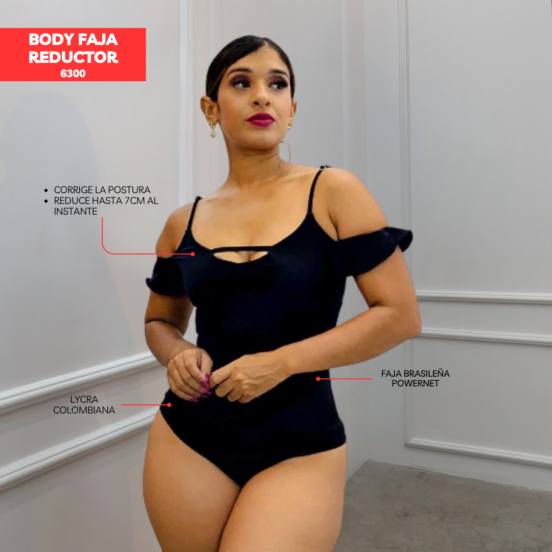 BODY FAJA REDUCTOR - MANGA CERO BASIC 6300 (STOCK FABRICA)