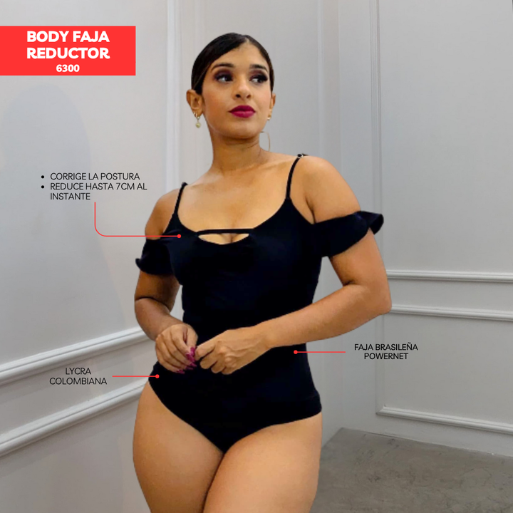 BODY FAJA REDUCTOR - MANGA CERO BASIC 6300 (STOCK FABRICA)