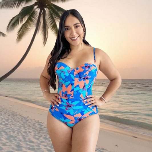 TRAJE DE BAÑO CON FAJA RBTC2002 GRAFIC (STOCK FABRICA)