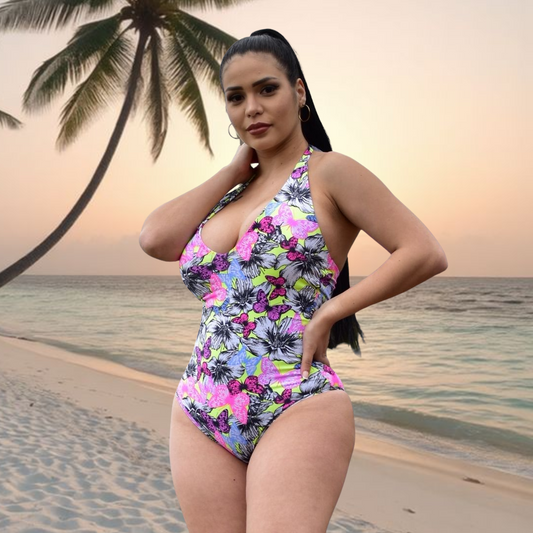 TRAJE DE BAÑO CON FAJA RBTC9050 BUTTERFLY (STOCK FABRICA)