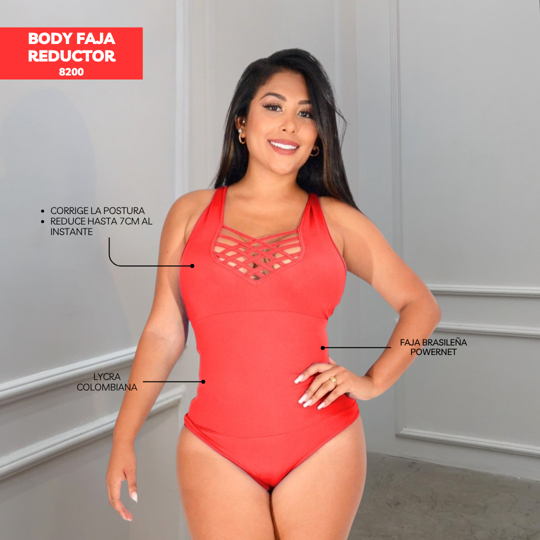BODY FAJA REDUCTOR - MANGA CERO BASIC 8200 (STOCK FABRICA)