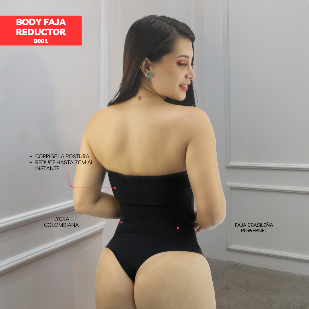 BODY FAJA REDUCTOR - MANGA CERO BASIC 9001 (ENTREGA INMEDIATA)