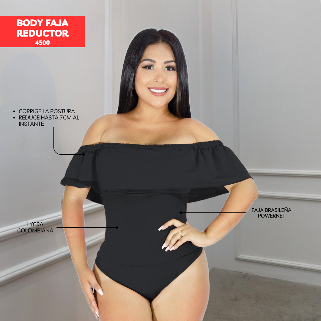 BODY FAJA REDUCTOR MODA 4500 (ENTREGA INMEDIATA)