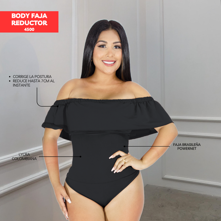 BODY FAJA REDUCTOR MODA 4500 (ENTREGA INMEDIATA)