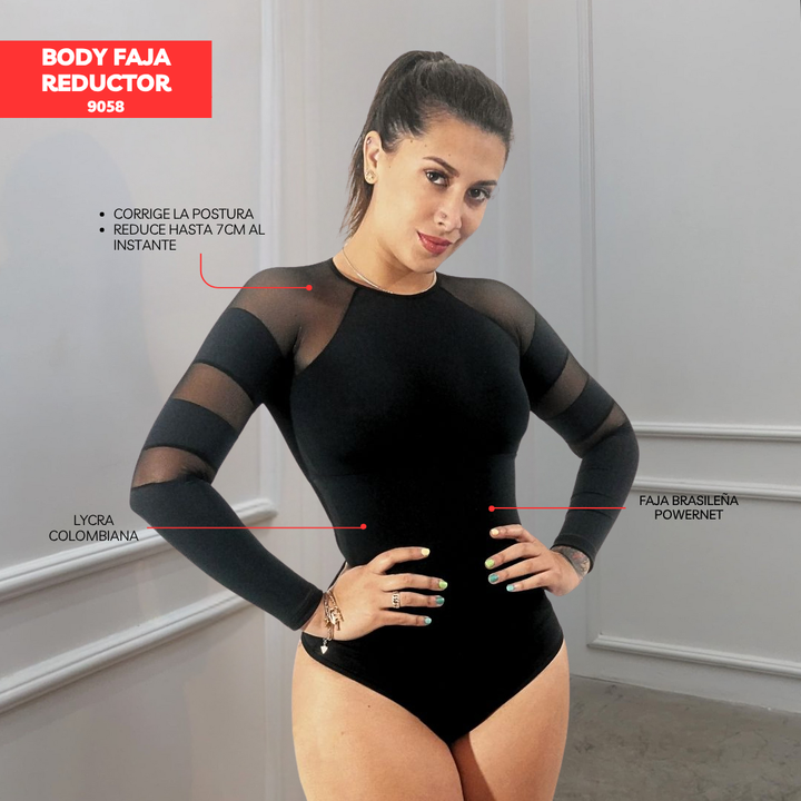 BODY FAJA REDUCTOR MODA 9058 (STOCK FABRICA)