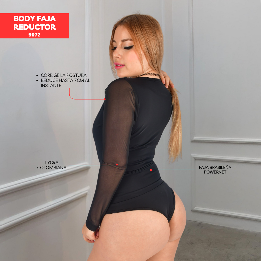 BODY FAJA REDUCTOR MODA 9072 (ENTREGA INMEDIATA)