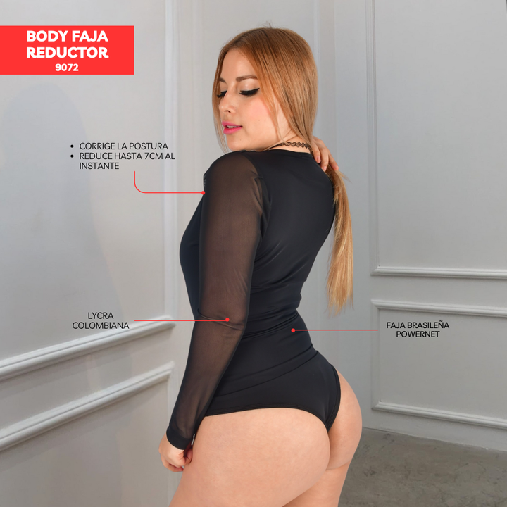 BODY FAJA REDUCTOR MODA 9072 (ENTREGA INMEDIATA)