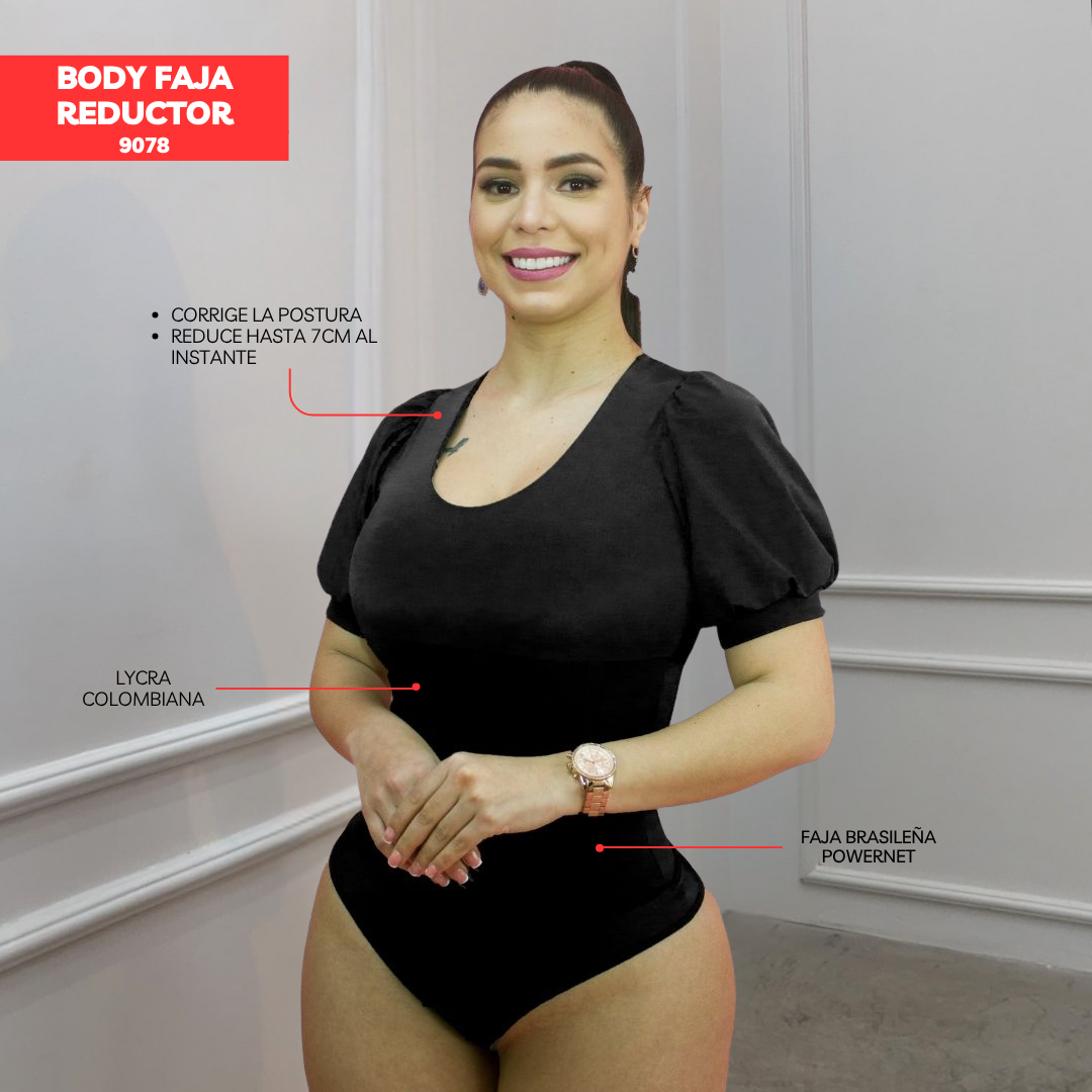 BODY FAJA REDUCTOR MODA 9078 (ENTREGA INMEDIATA)