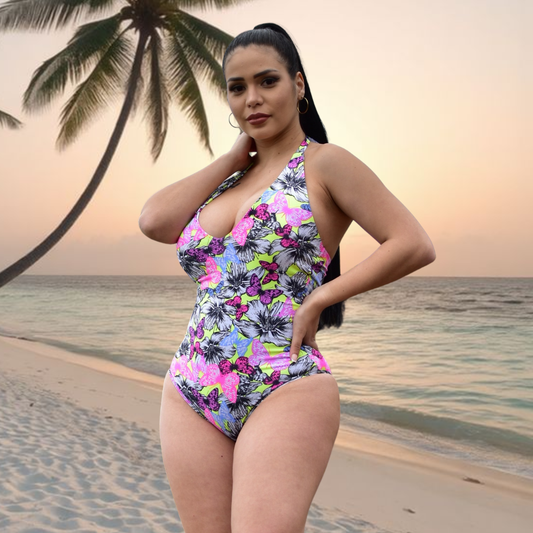 TRAJE DE BAÑO CON FAJA- COLECCION CASUAL RBTC9050 BUTTERFLY (STOCK FABRICA)