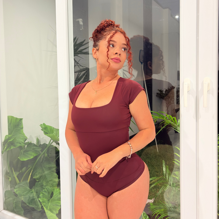 BODY FAJA REDUCTOR - MANGA CORTA 8010B (STOCK FABRICA)