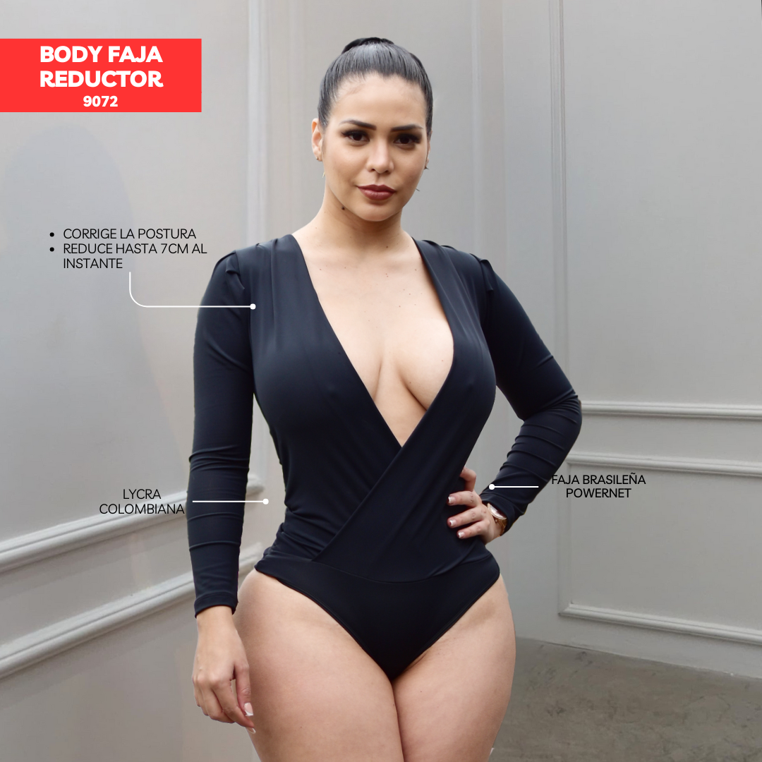 BODY FAJA REDUCTOR MODA 9072 (ENTREGA INMEDIATA)