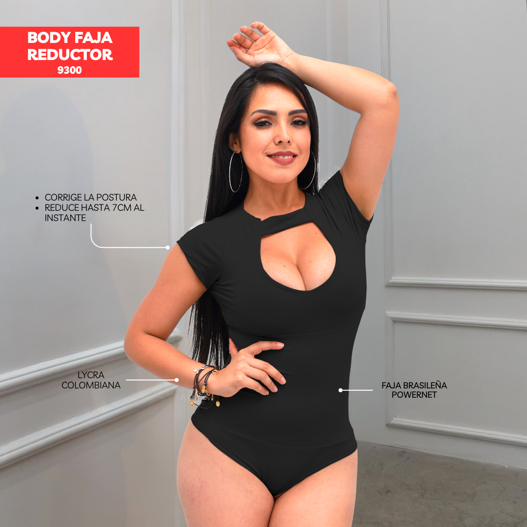 BODY FAJA REDUCTOR - MANGA CORTA 9300 (ENTREGA INMEDIATA)